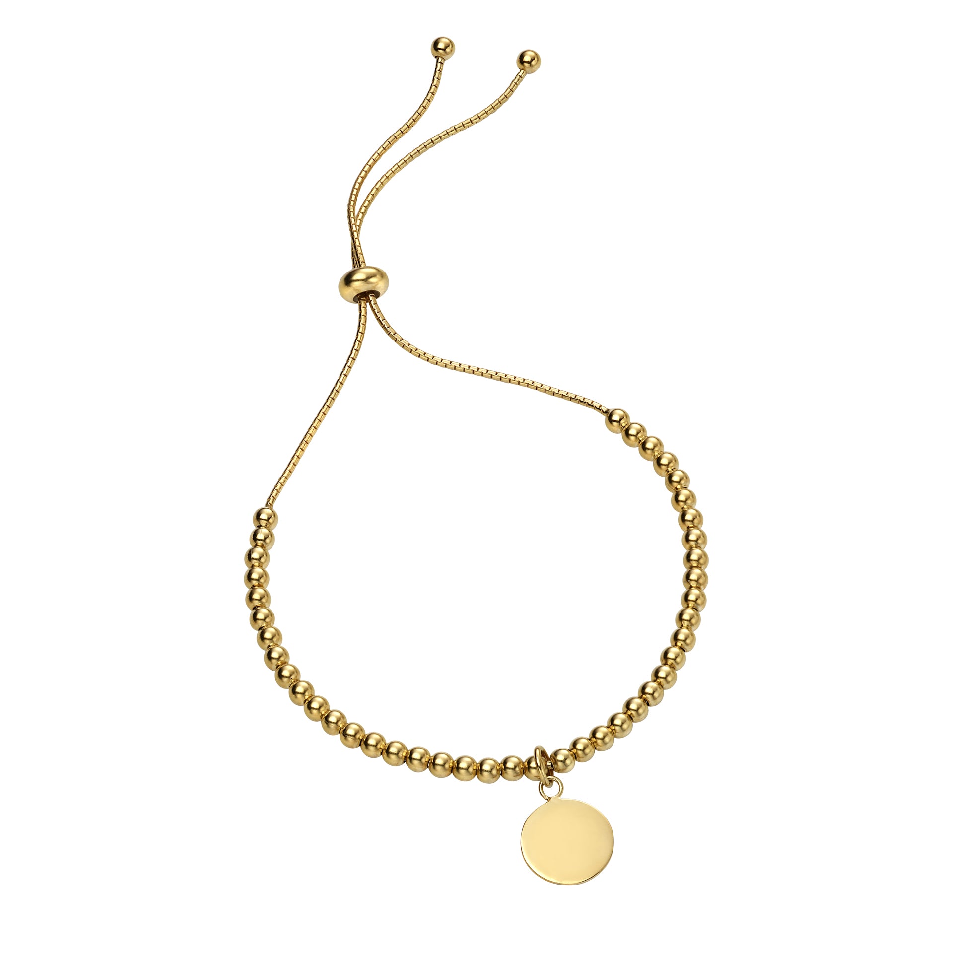 Toggle Bracelet with Disc