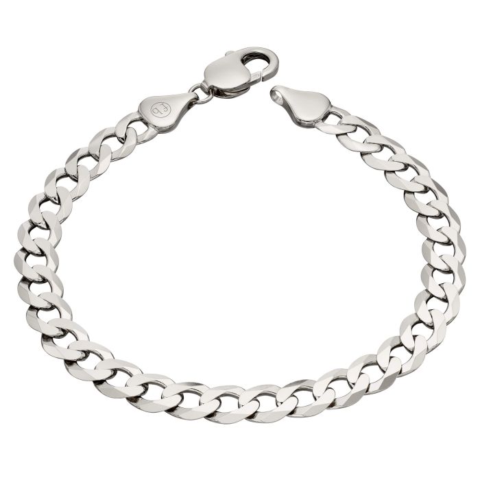 Heavyweight Diamond Cut Curb Chain Bracelet