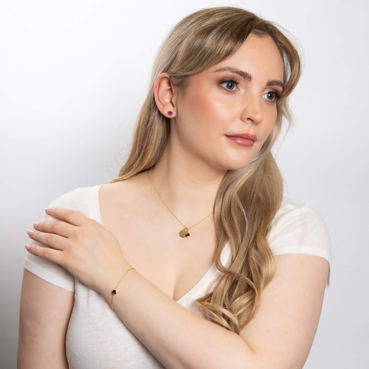 Crystal Birthstone Earrings