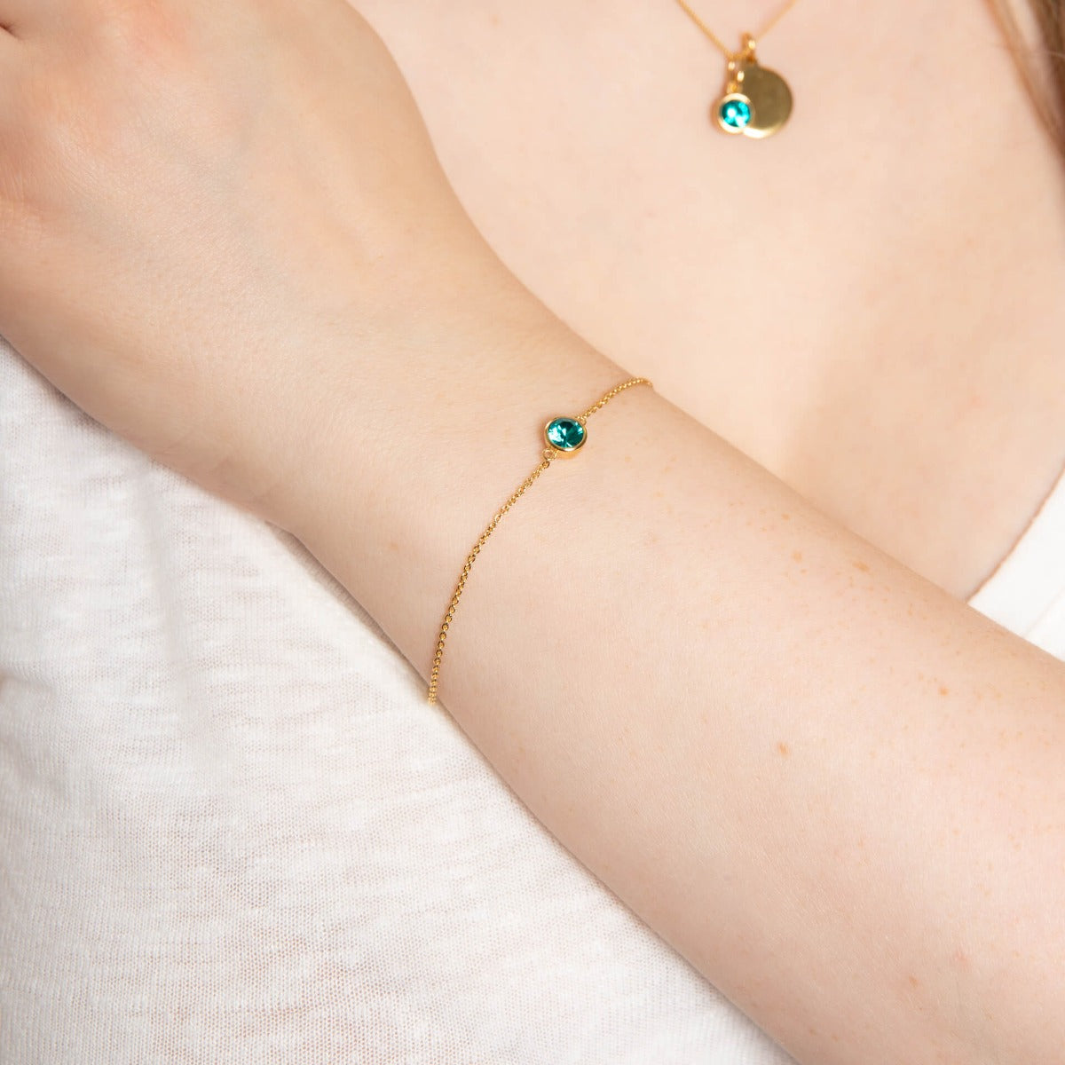 Crystal Birthstone Bracelet