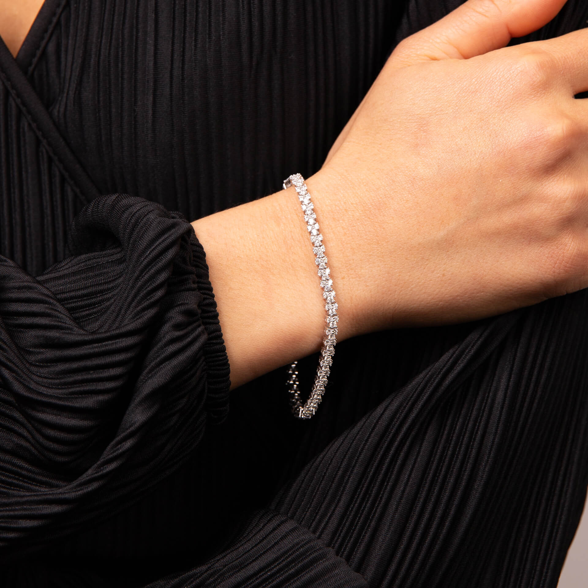 Claw Set Zirconia Tennis Bracelet