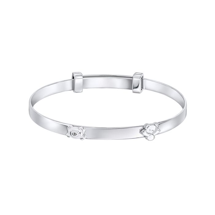 Teddy Bear Peekaboo Expanding Bangle