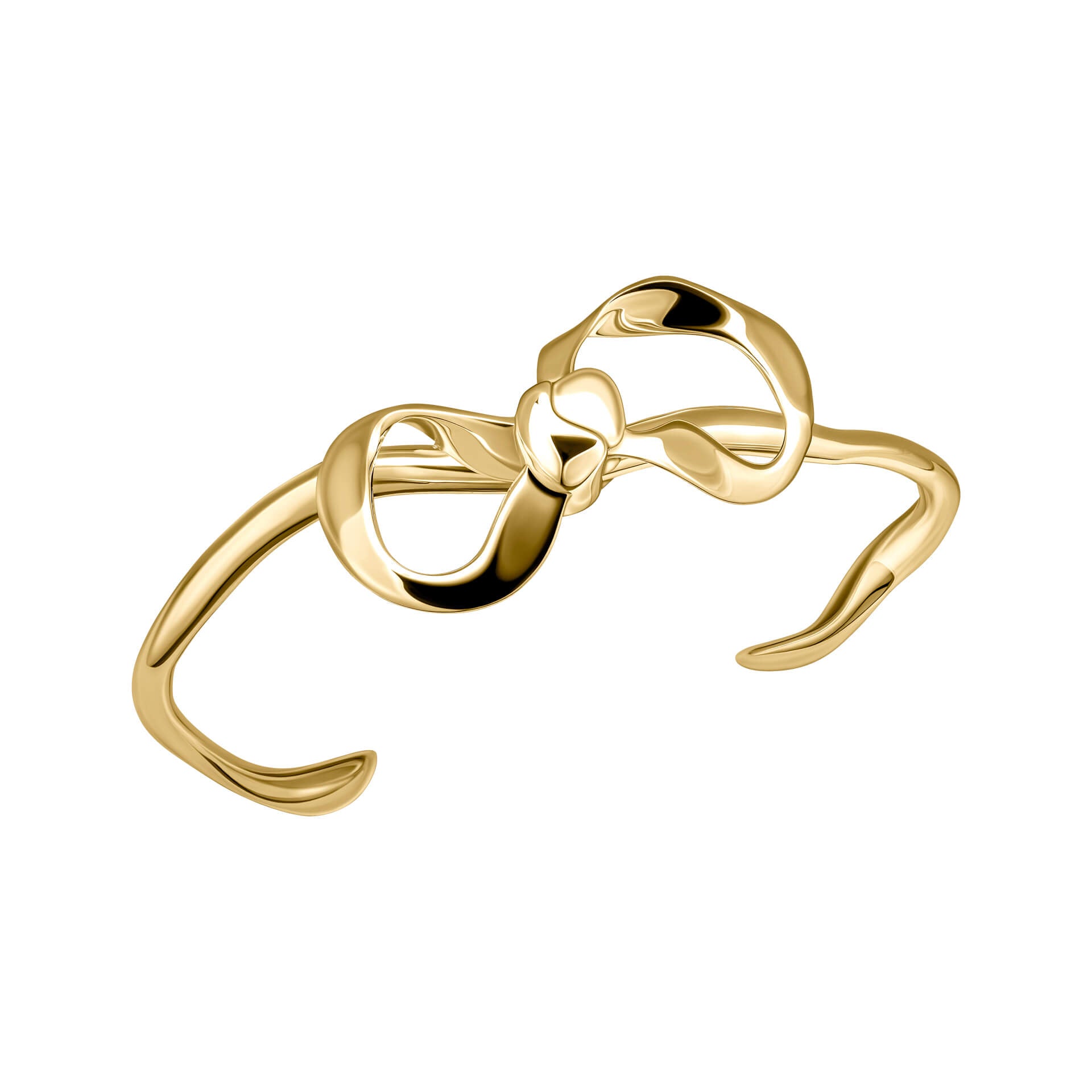 Statement Ribbon Bow Bangle
