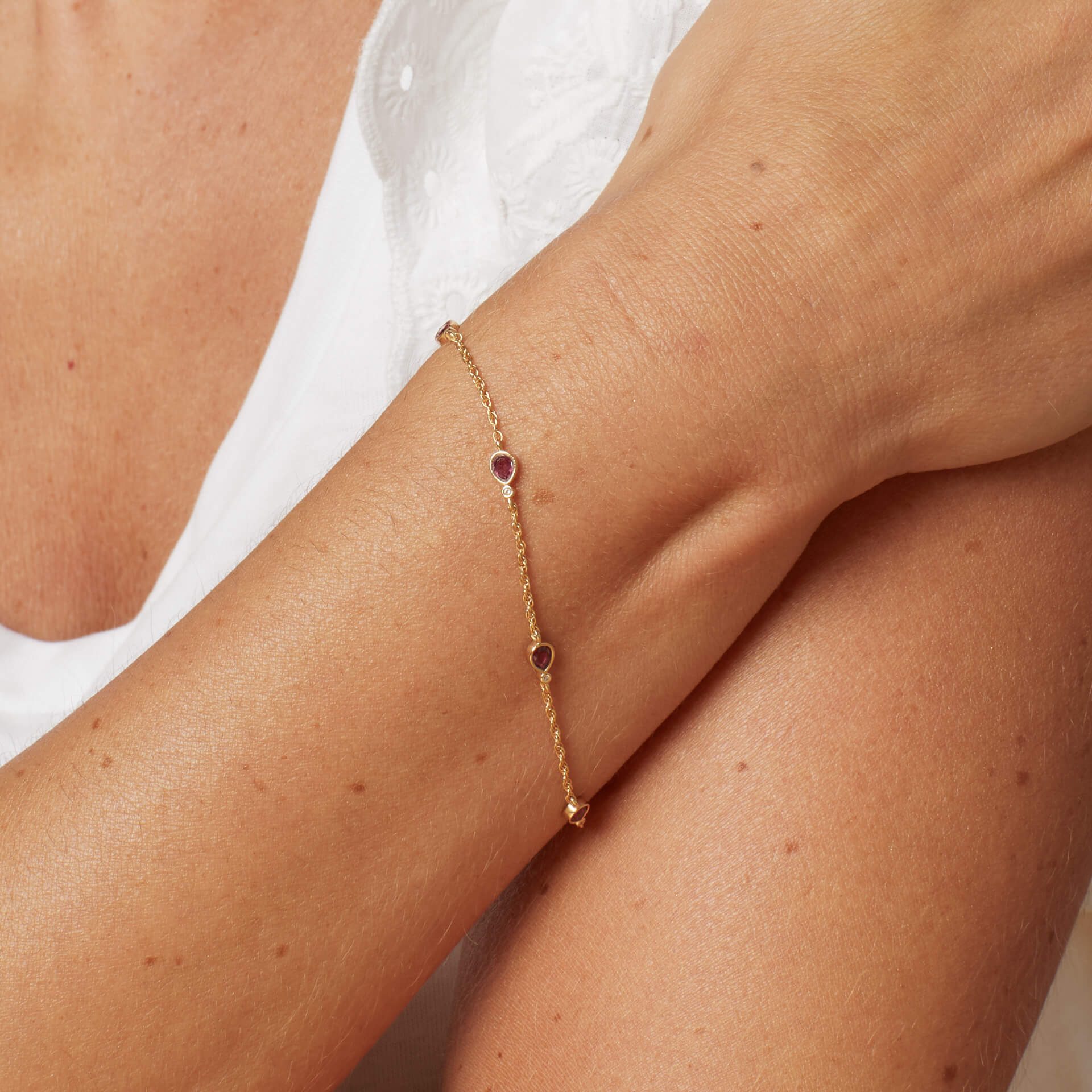 Thornage Flowers Station Bracelet