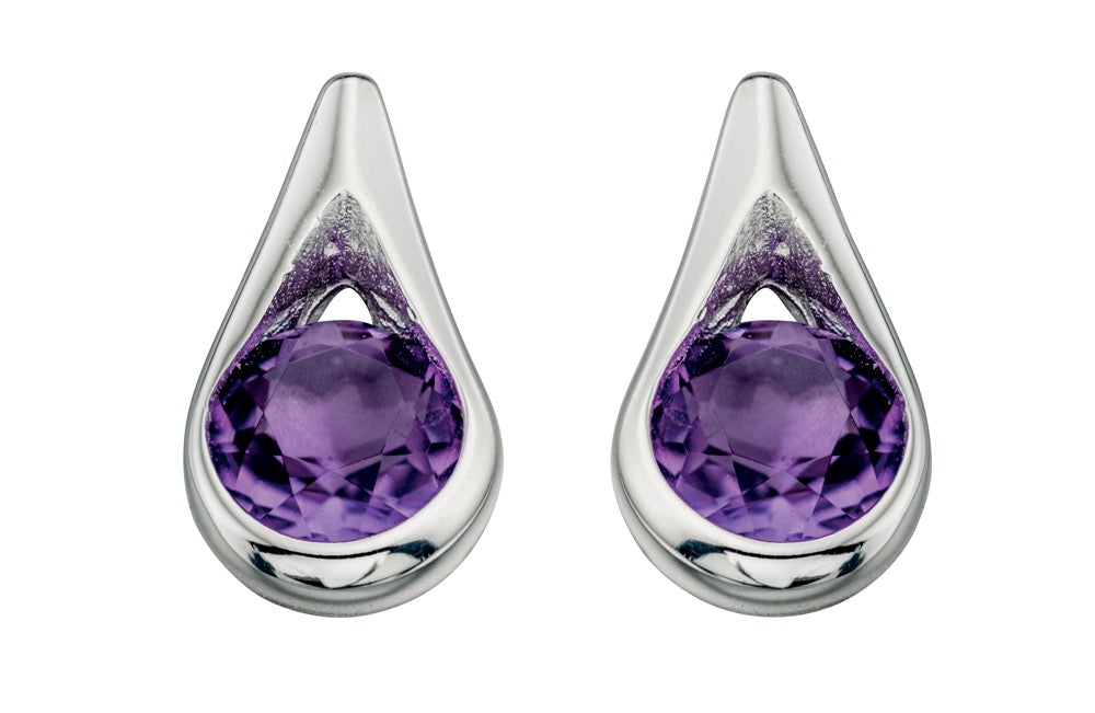 Teardrop Stud Earrings