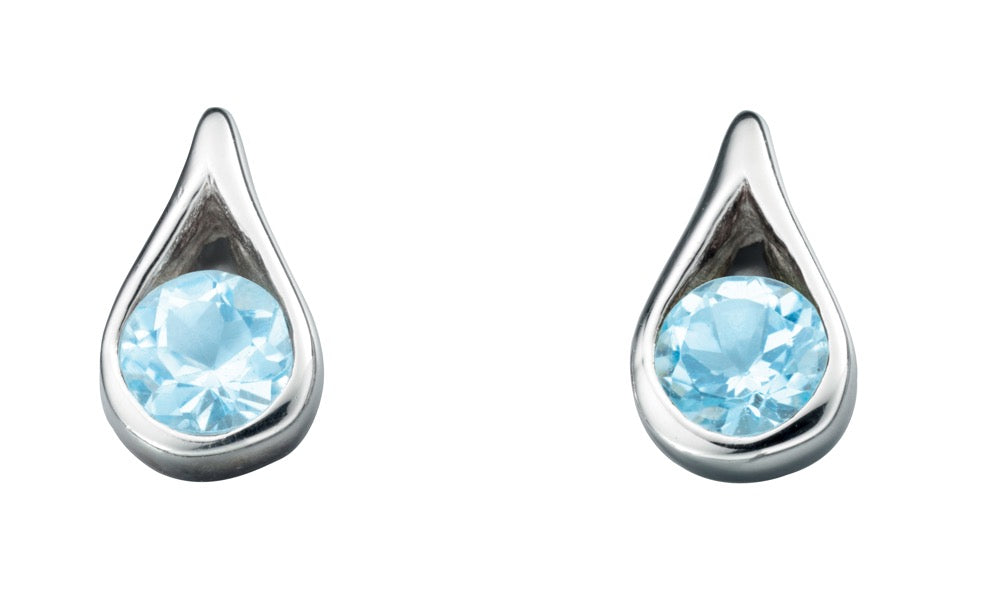 Teardrop Stud Earrings