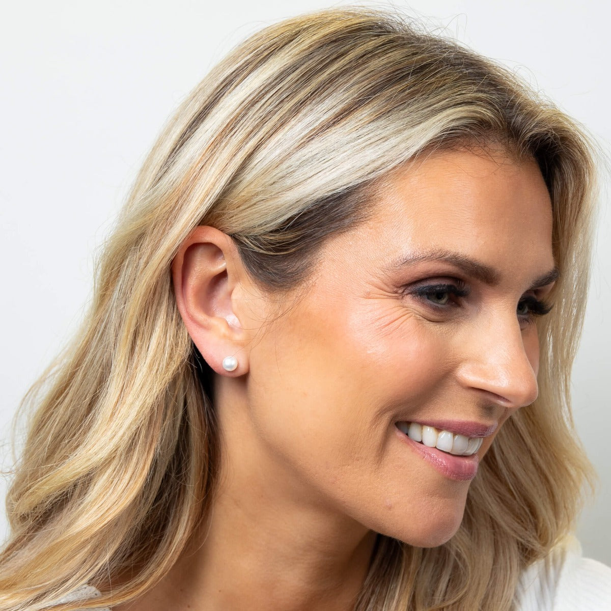 Pearl Stud Earrings