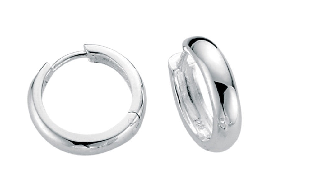 Polished Hoop Earrings