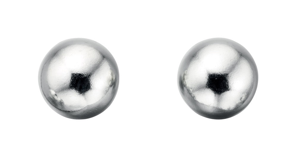 Plain Ball Stud Earrings