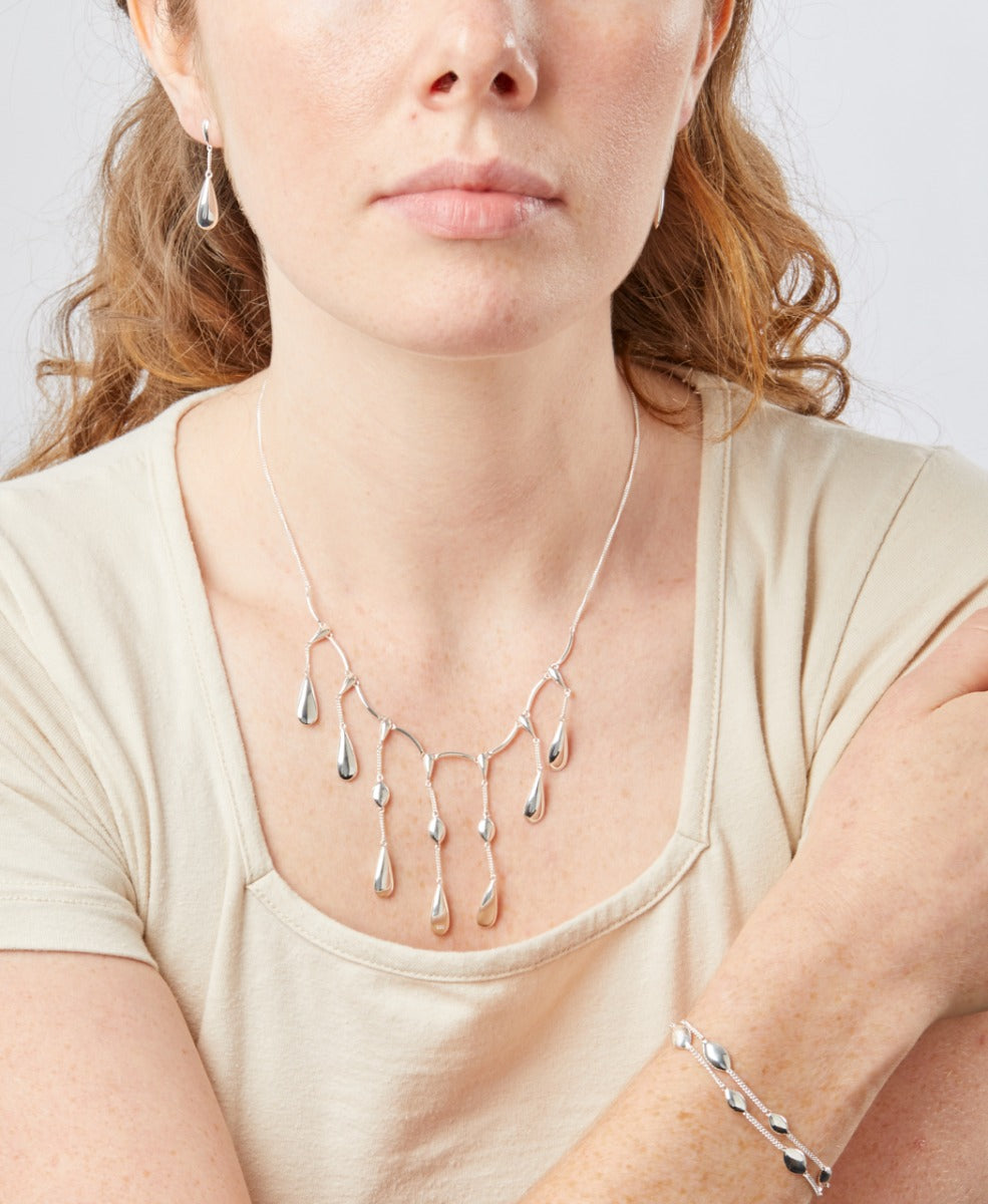 Double Teardrop Earrings