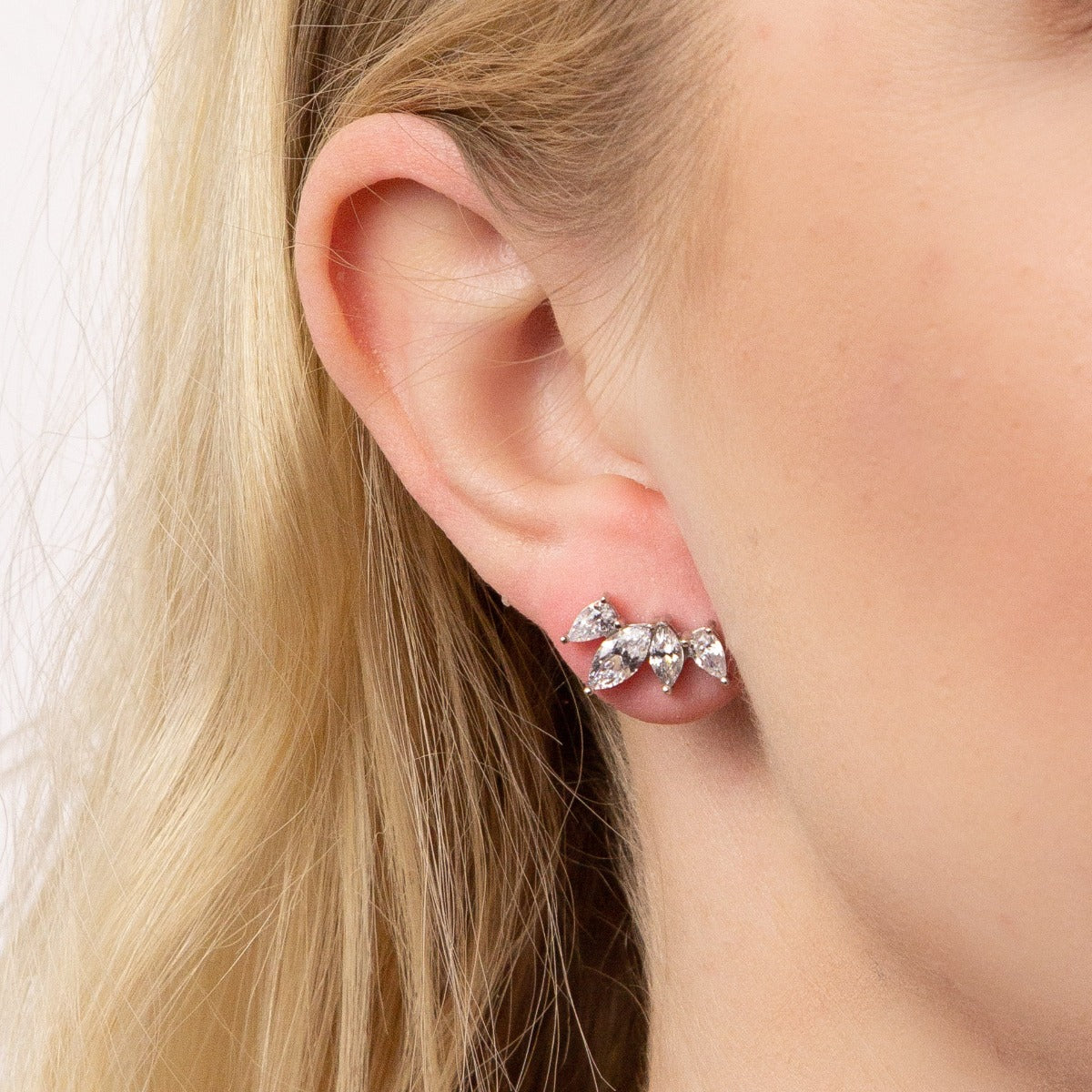 Marquise Crawler Earrings