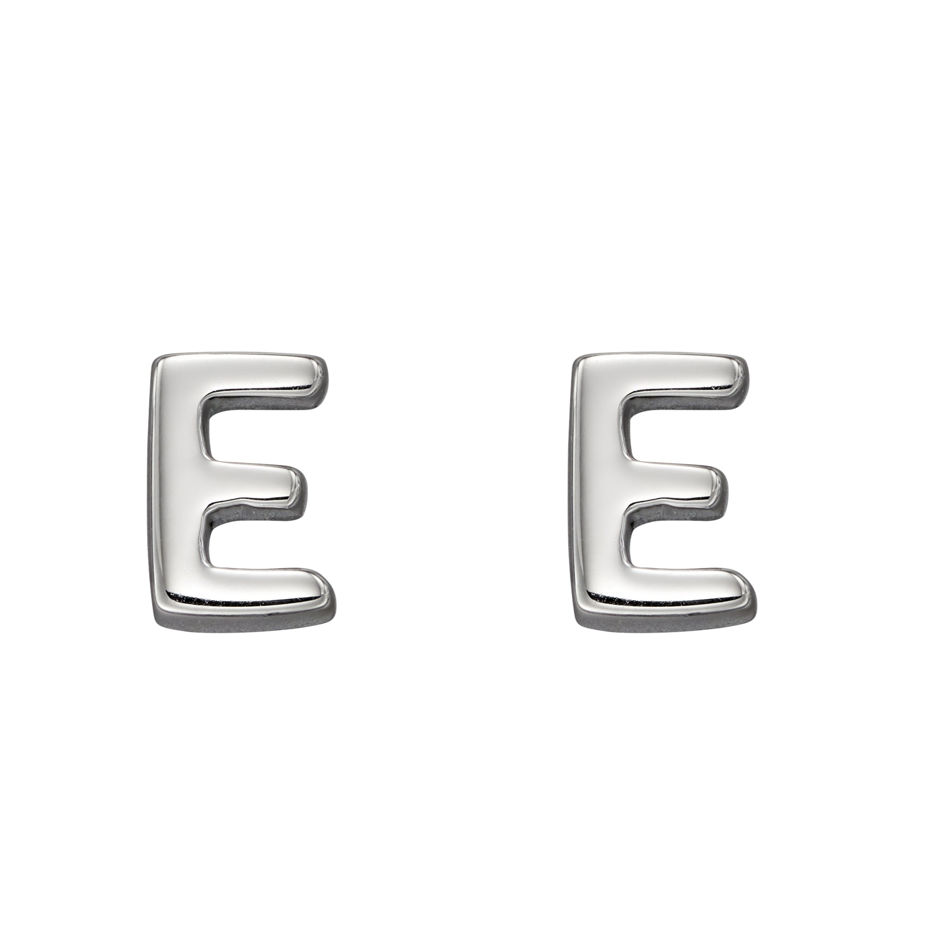 Initial Stud Earrings