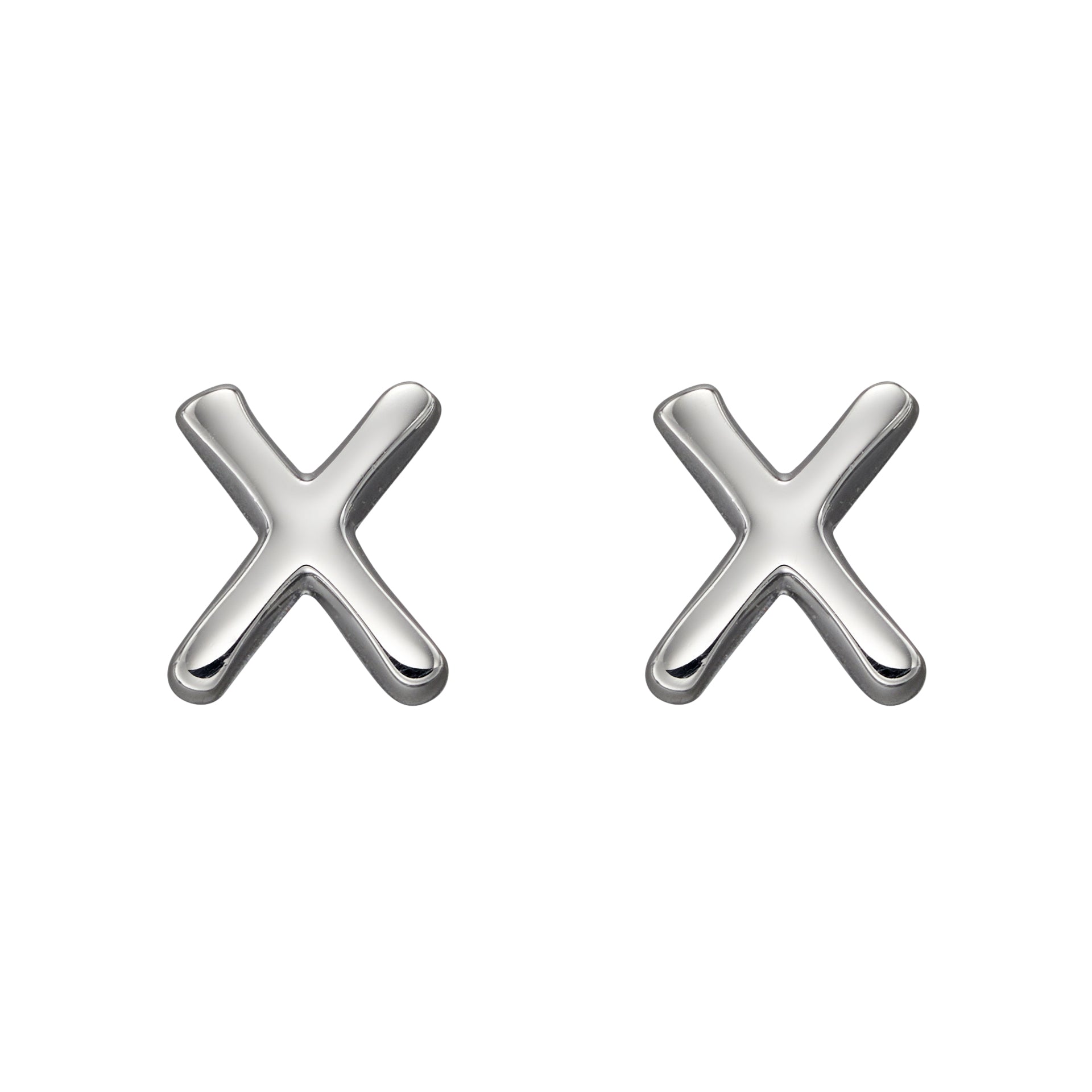 Initial Stud Earrings