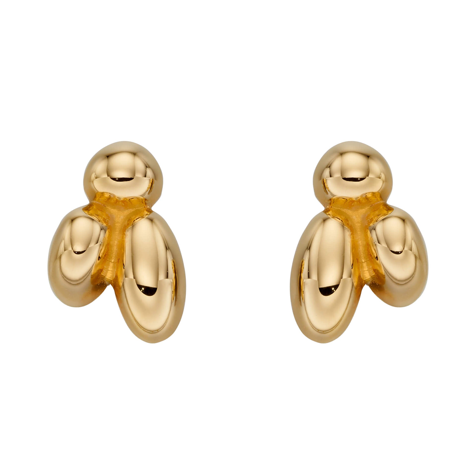 Flower Bud Stud Earrings