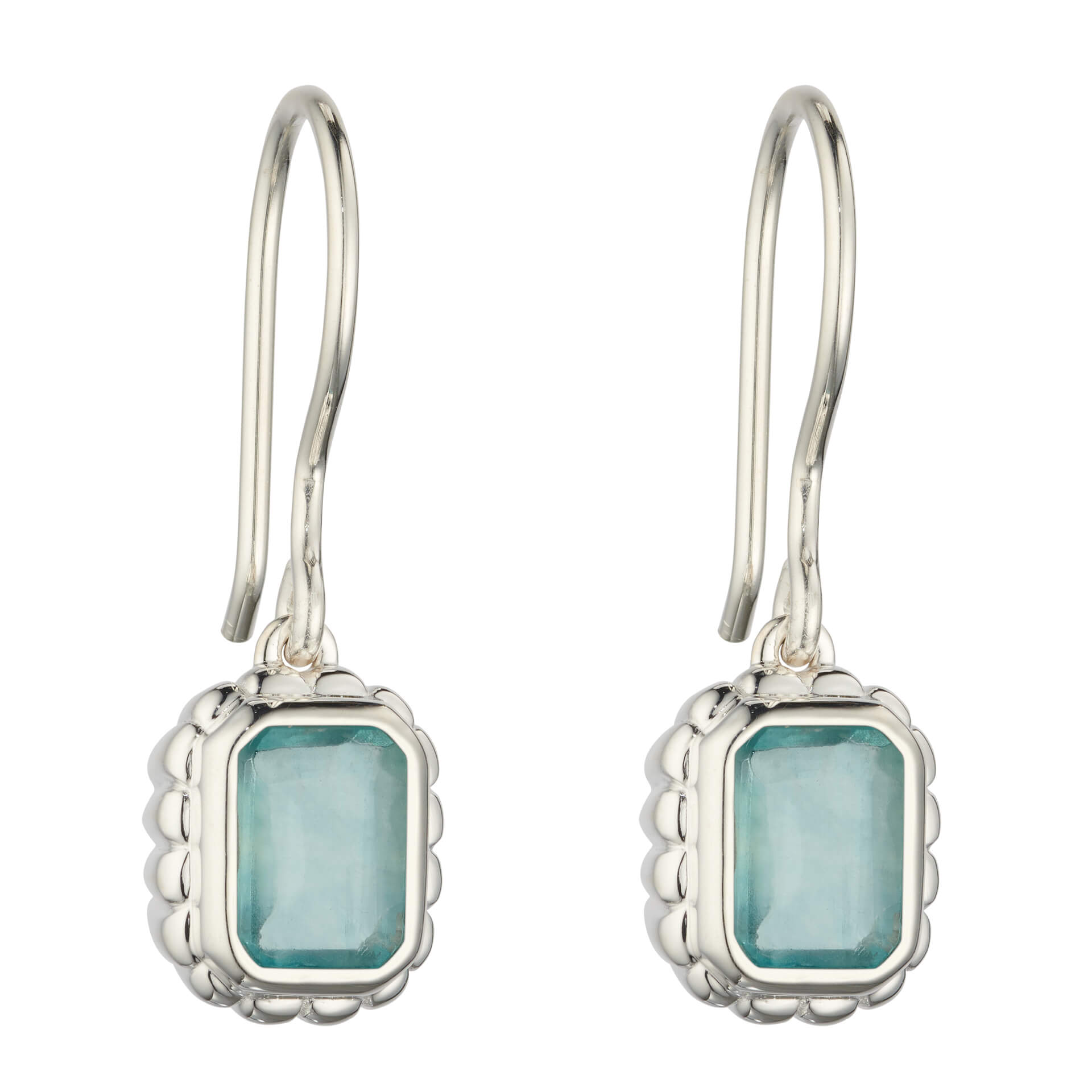 Curve Surround Drop Earrings
