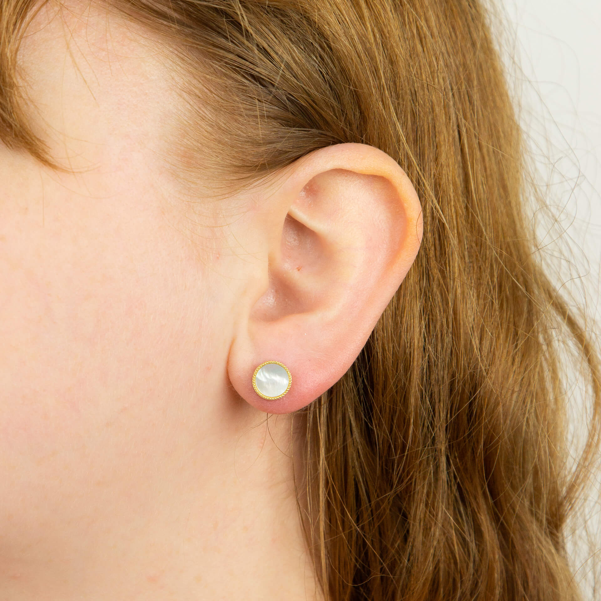 Comfort Medallion Stud Earrings