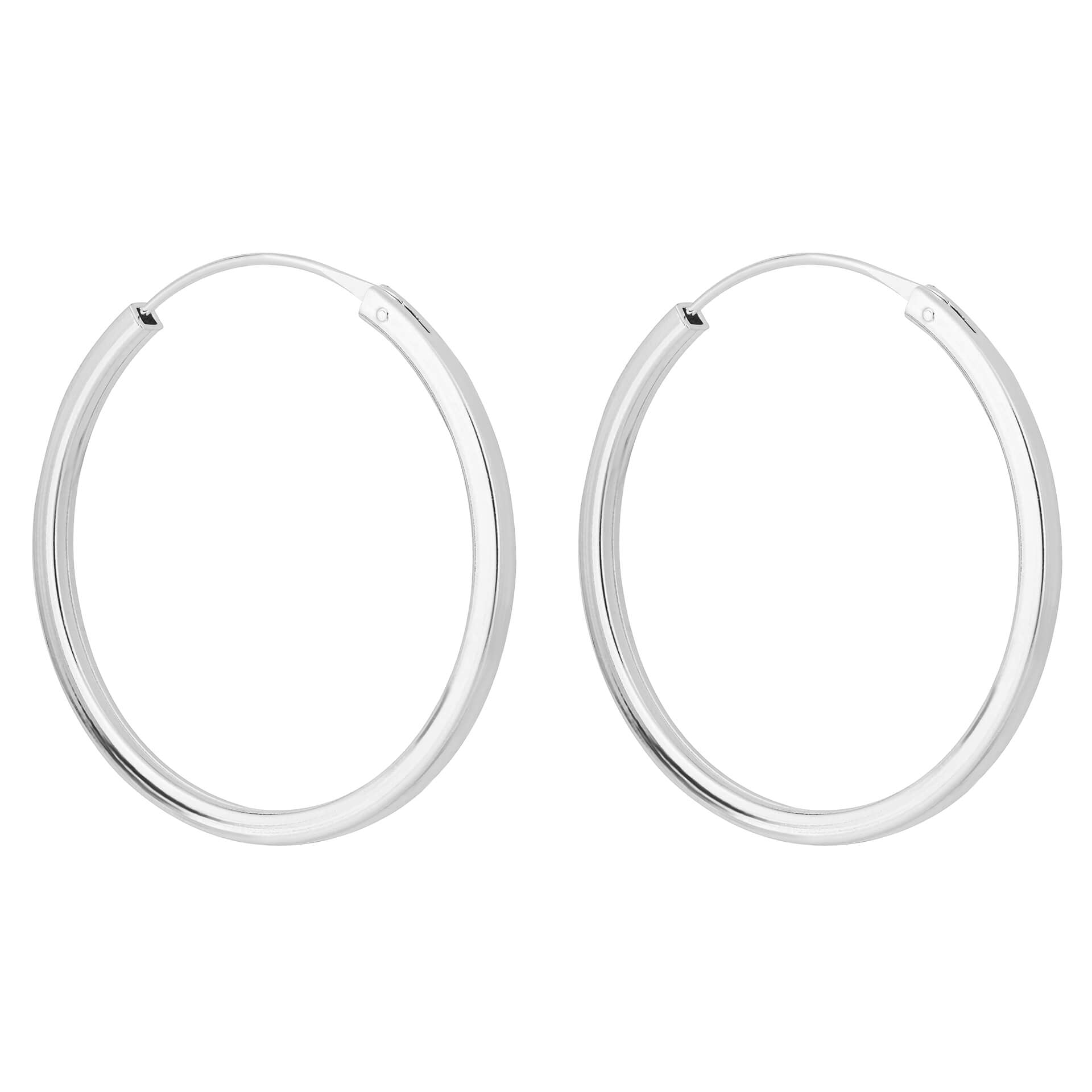 Square Cut Hoop Earrings