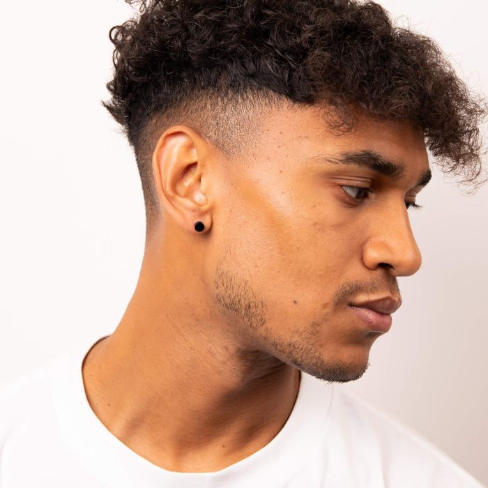 Plain Round Stud Earrings
