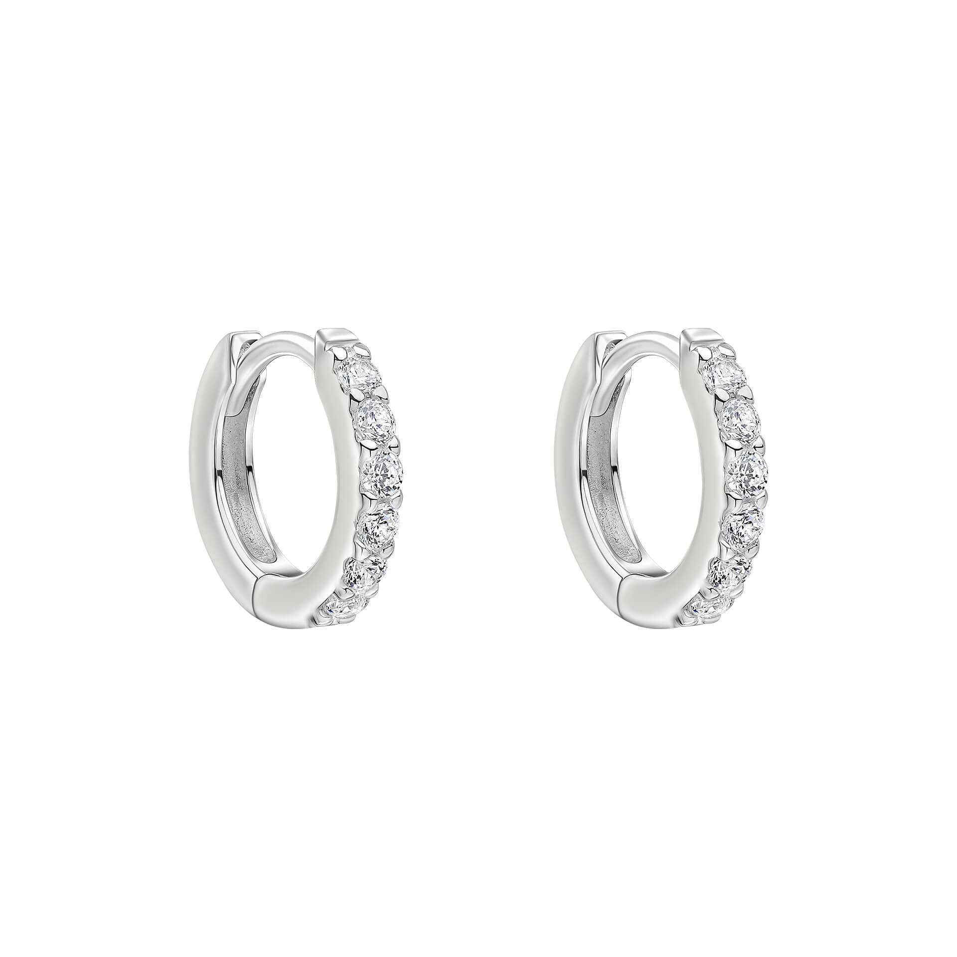 Crystal Hoop Earrings