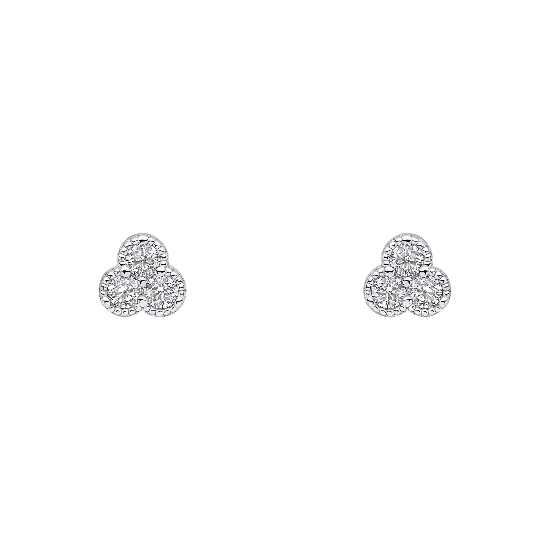 Trilogy Stud Earrings