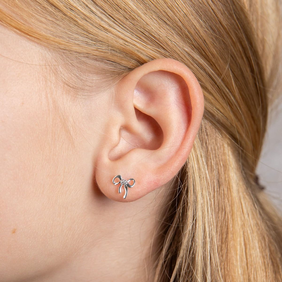 Children’s Ribbon Bow Earrings
