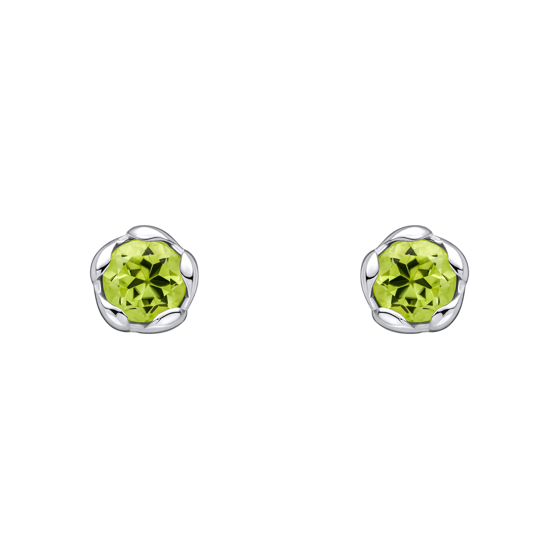 Petal Set Semi-Precious Stud Earrings