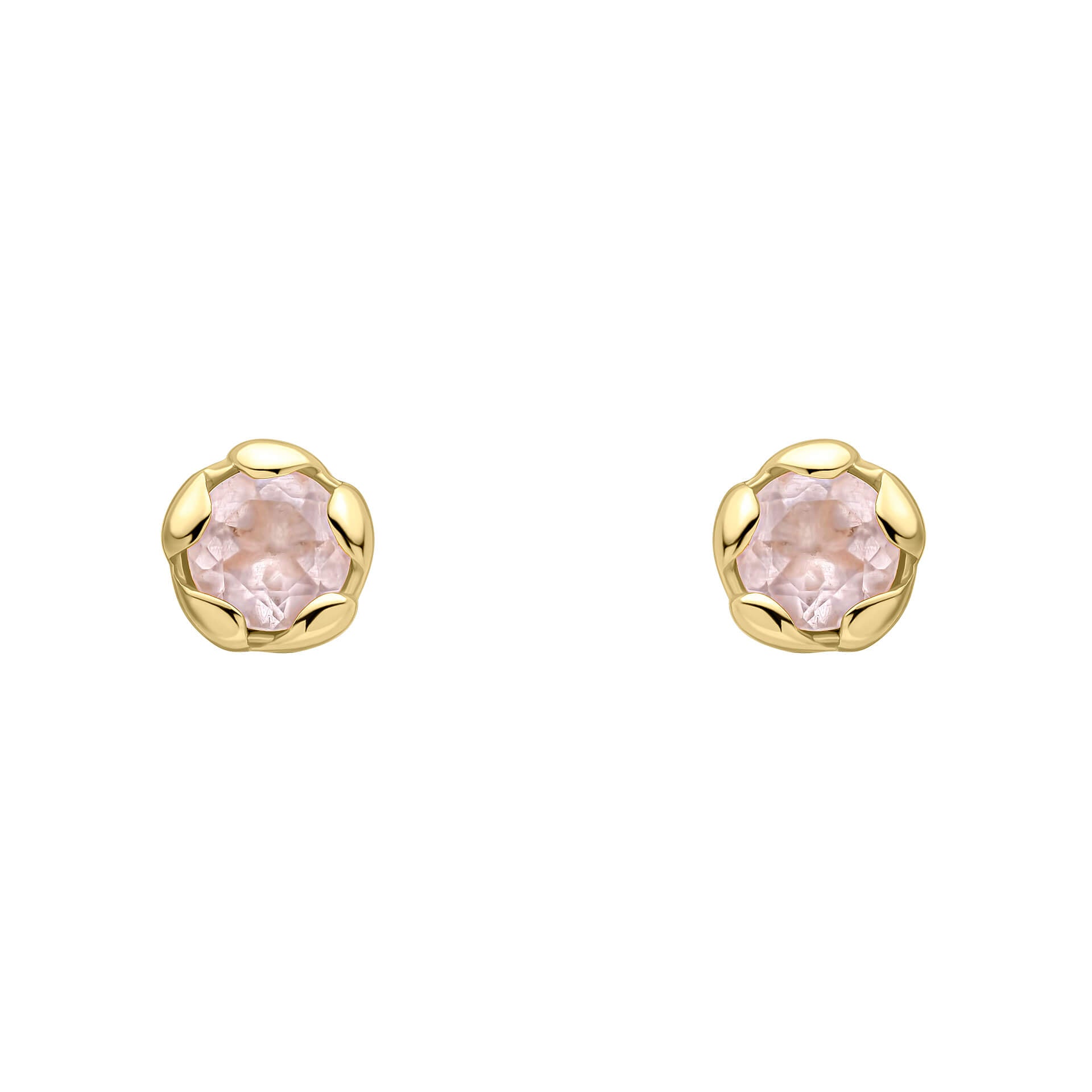 Petal Set Semi-Precious Stud Earrings