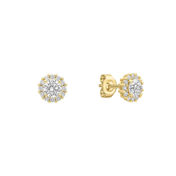Halo Stud Earrings
