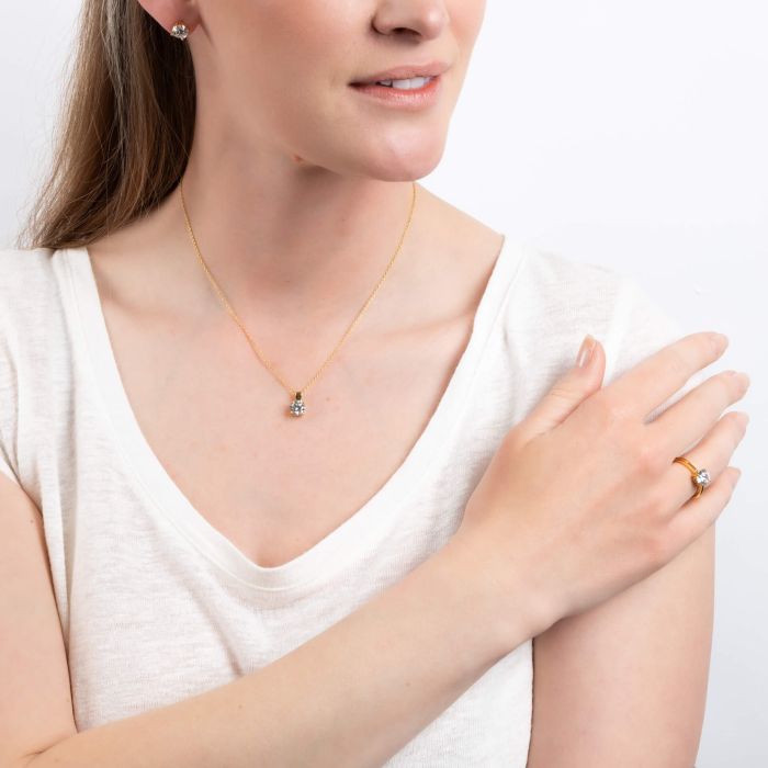 Four Claw Carat Ring
