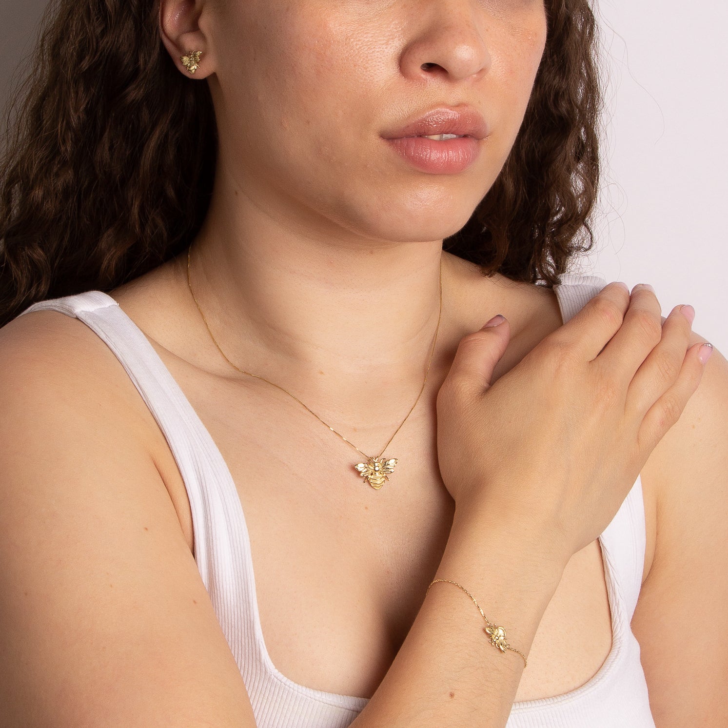Detailed Bee Earrings