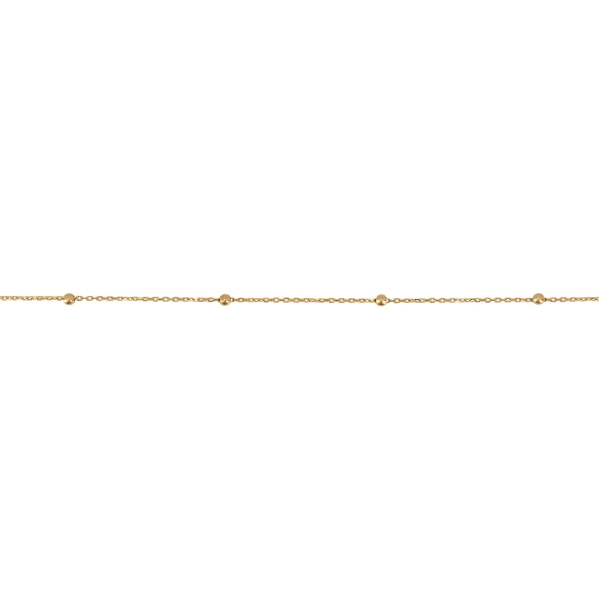 Fine Ball Station Bracelet