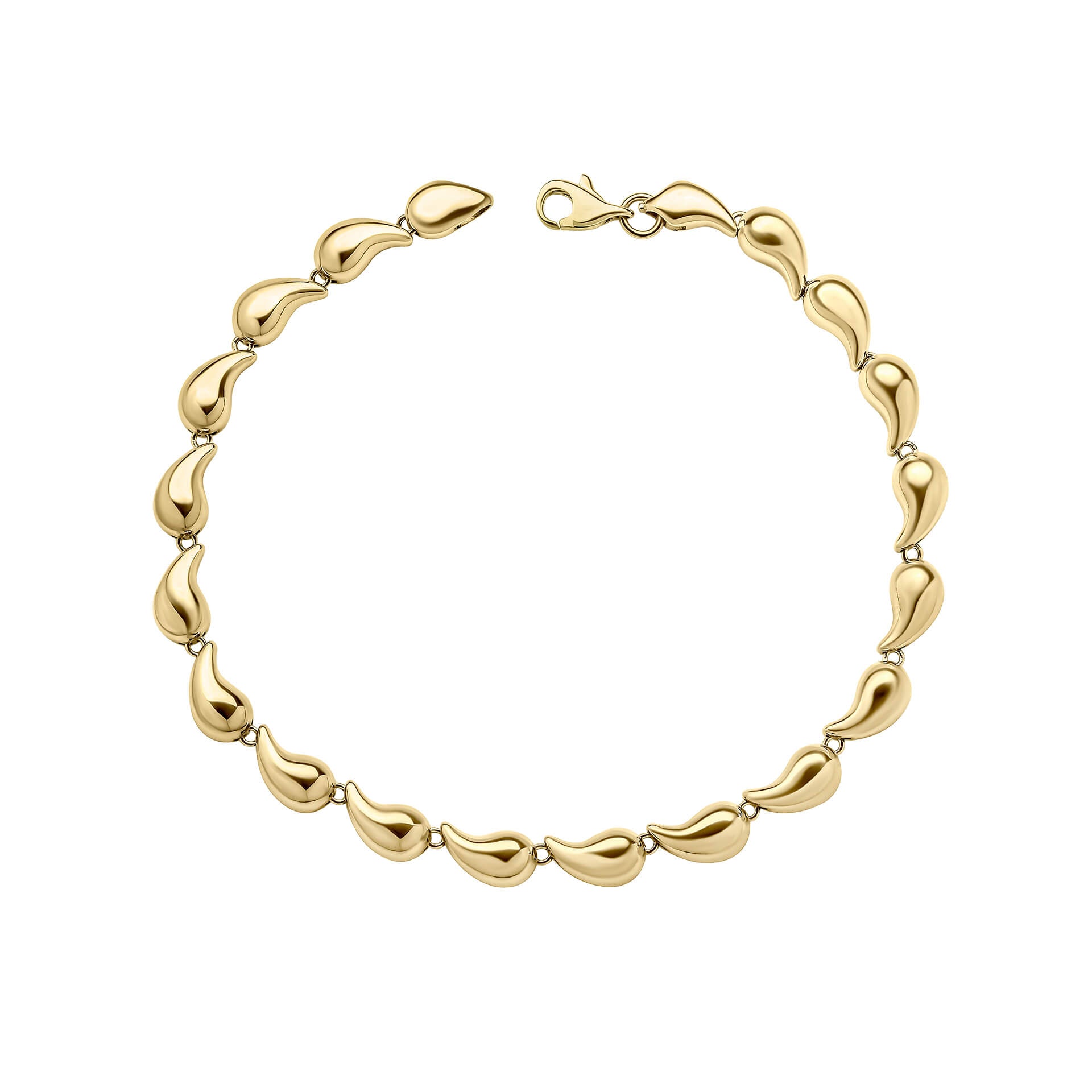 Organic Droplet Tennis Bracelet
