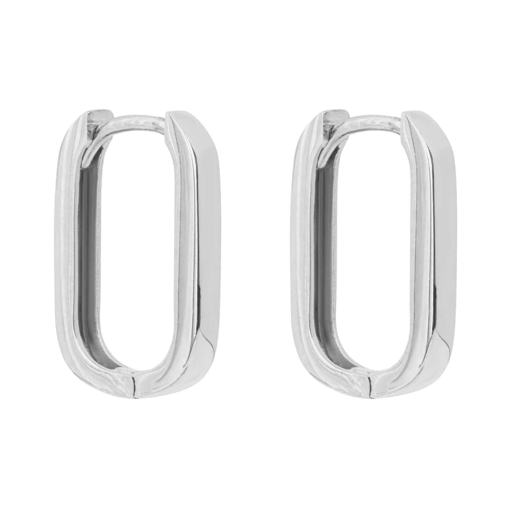 U Shape Hoop Earrings