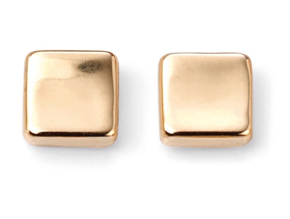 Plain Square Stud Earrings