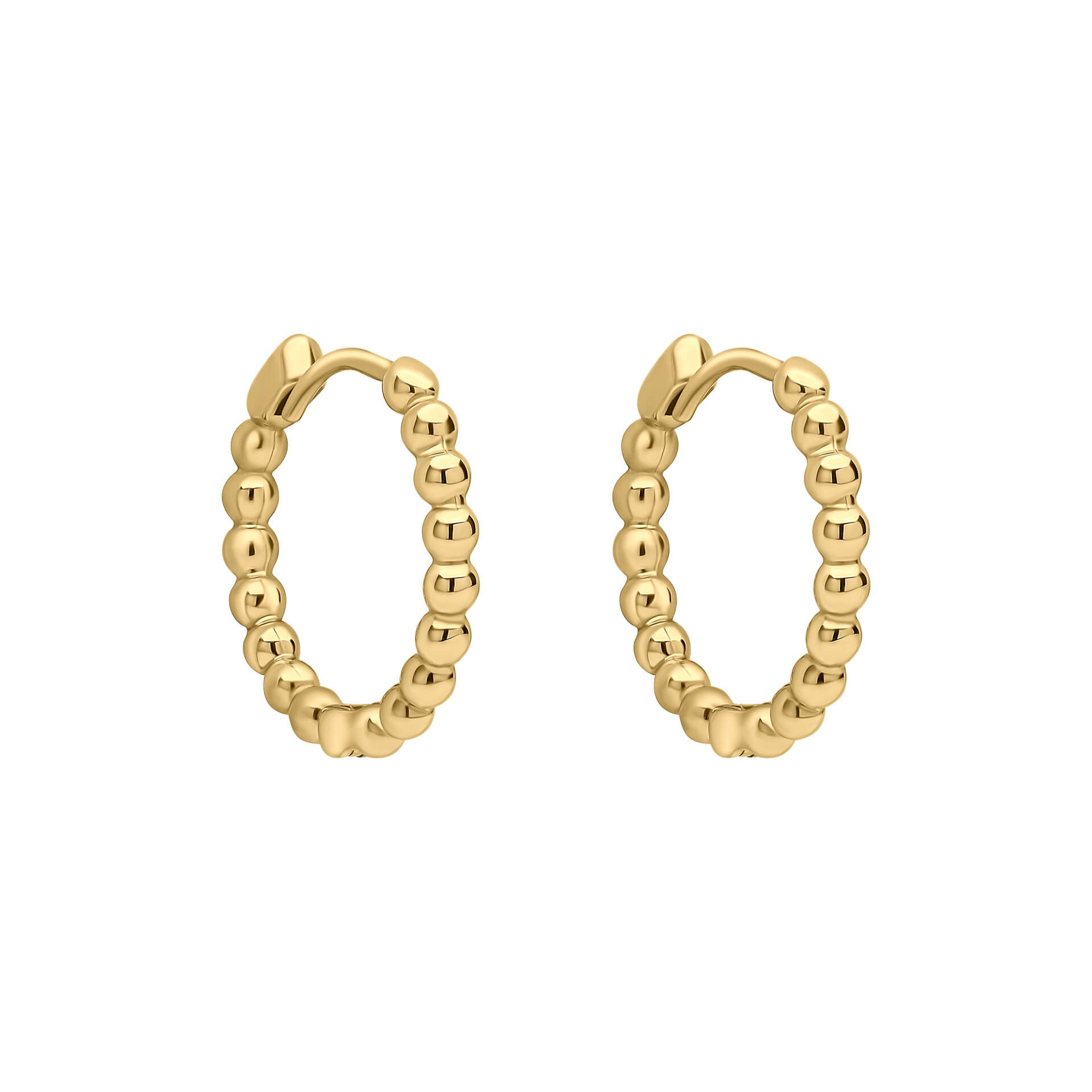 Ball Hoop Earrings