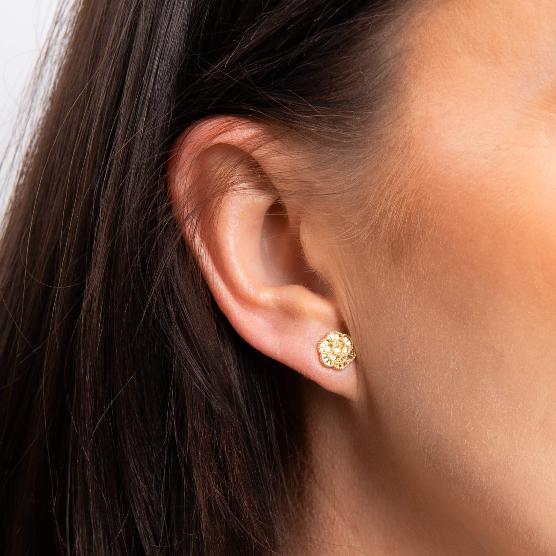English Rose Stud Earrings