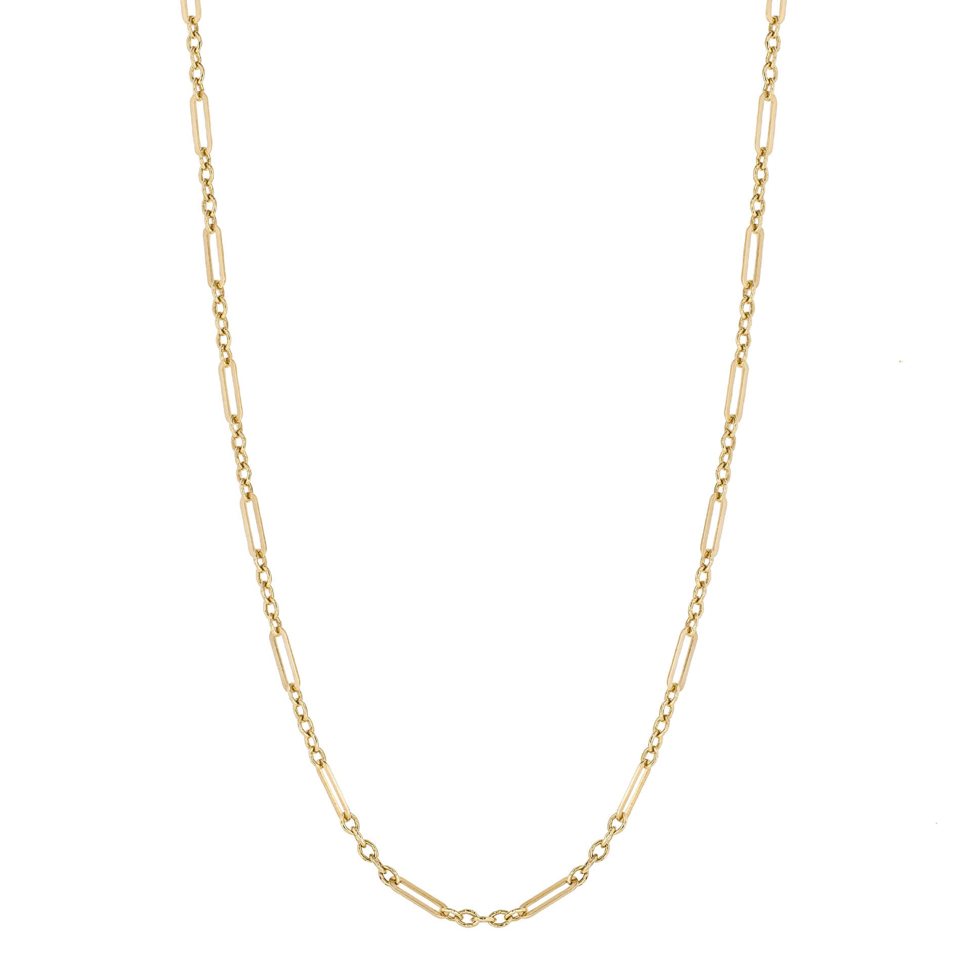 Mixed Length Link Chain Necklace
