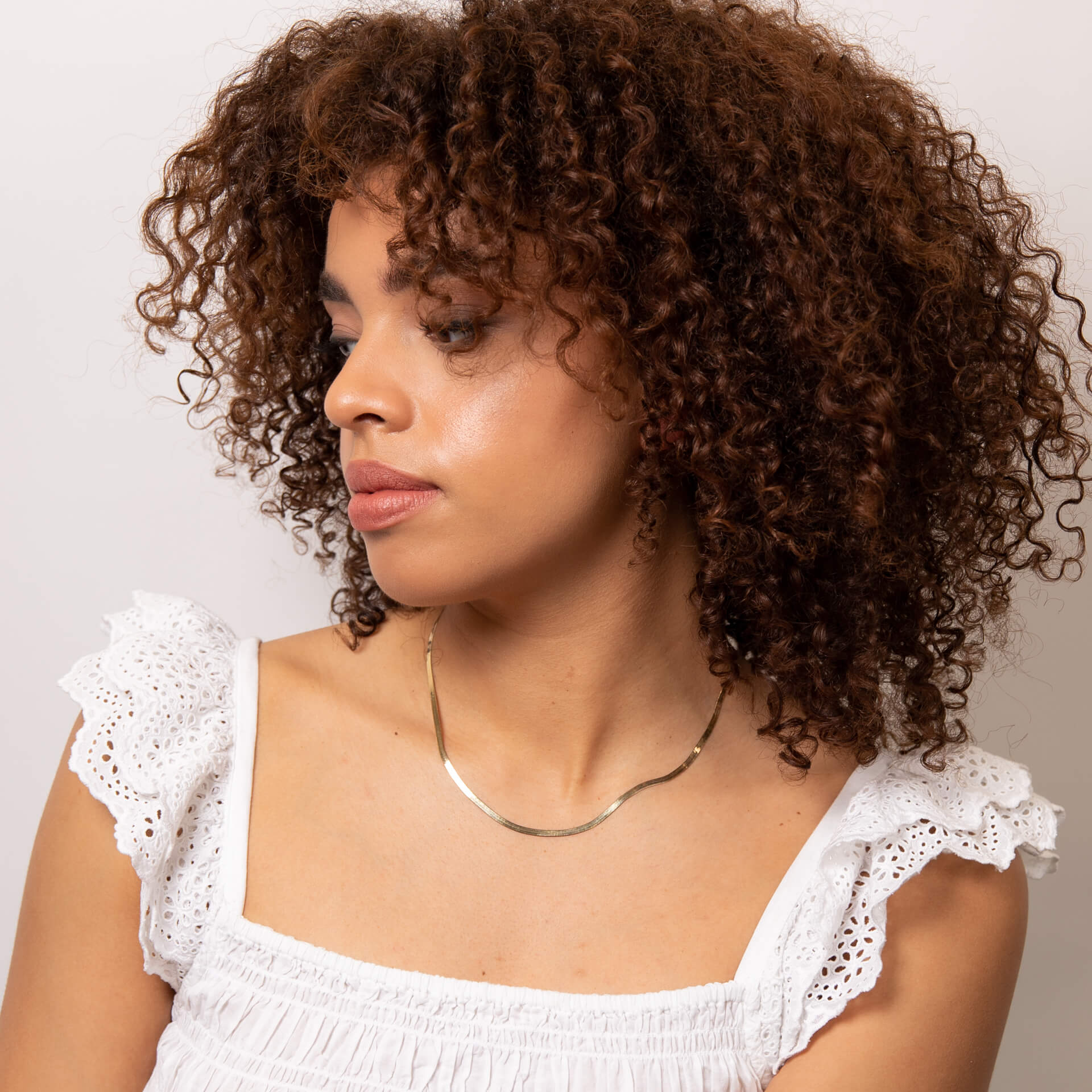 Herringbone Chain Necklace