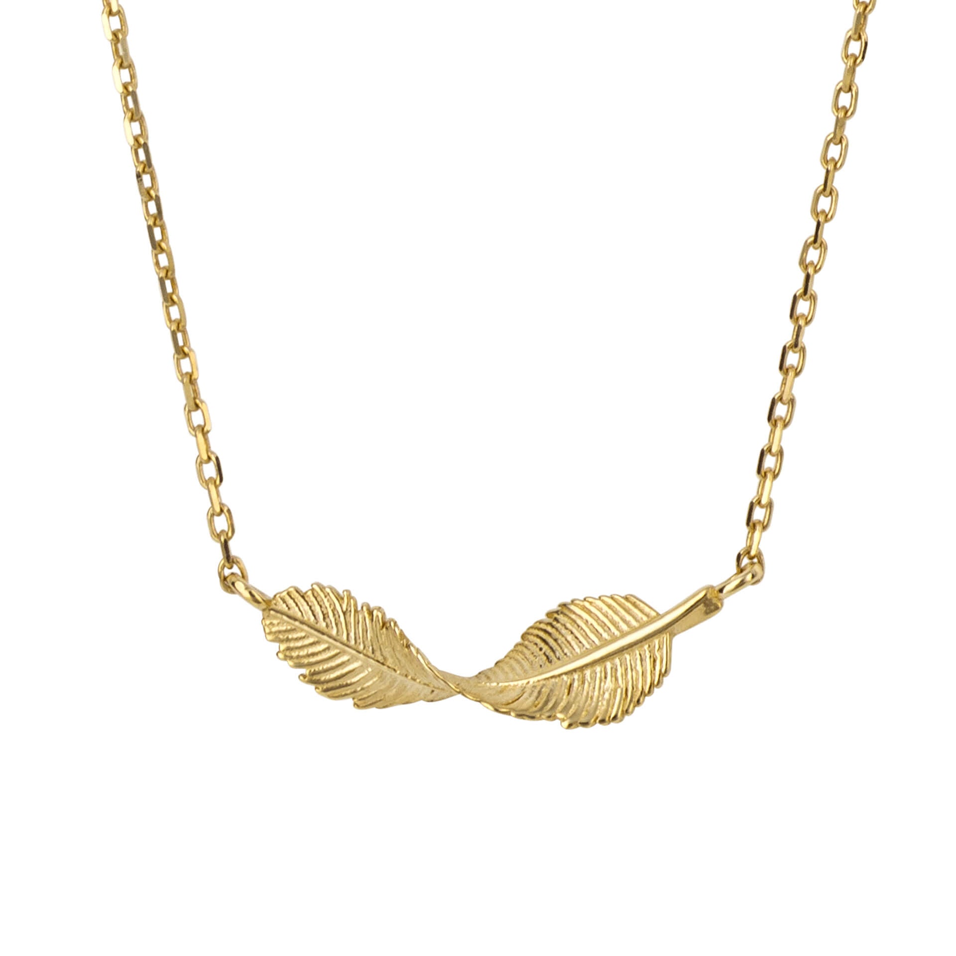 Twist Leaf Necklace
