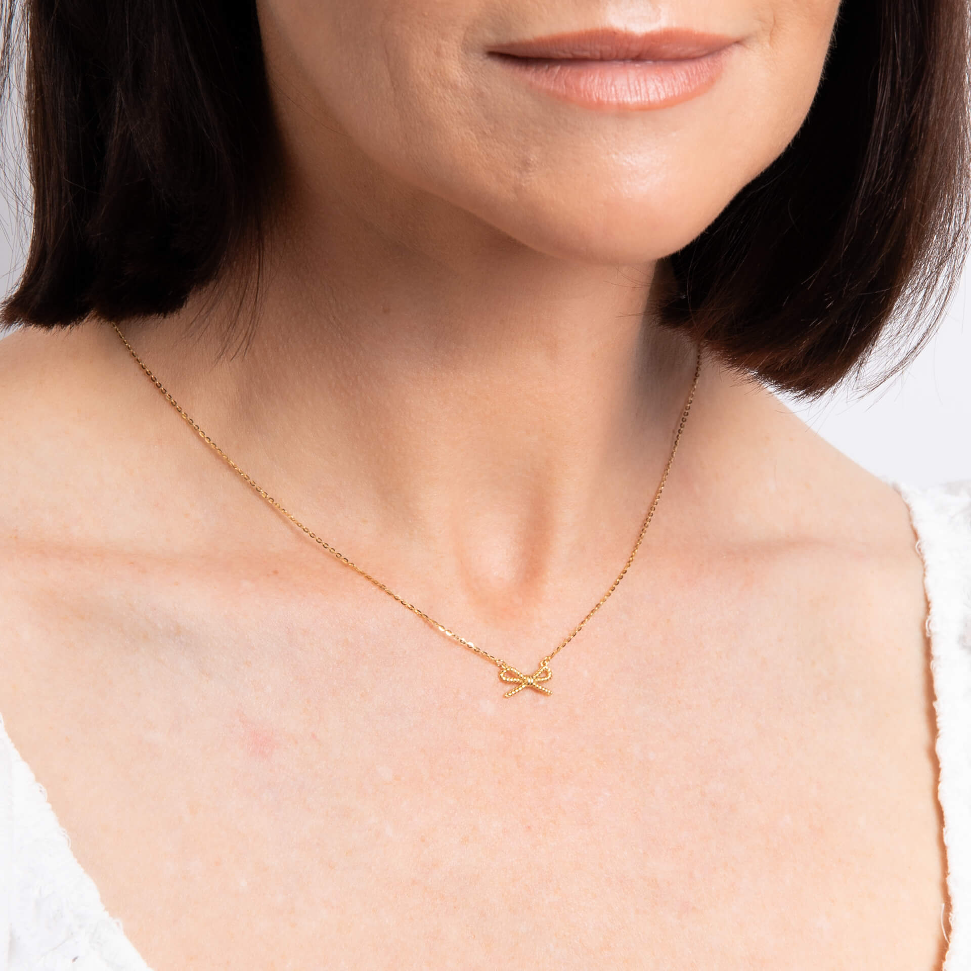 Rope Bow Necklace