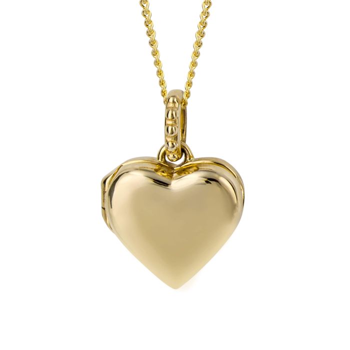 Stippled Bale Heart Locket