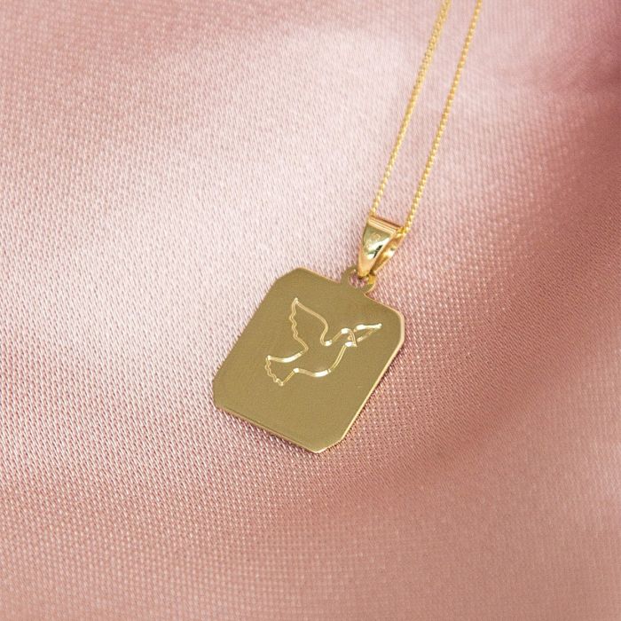 Rectangular Dog Tag Pendant