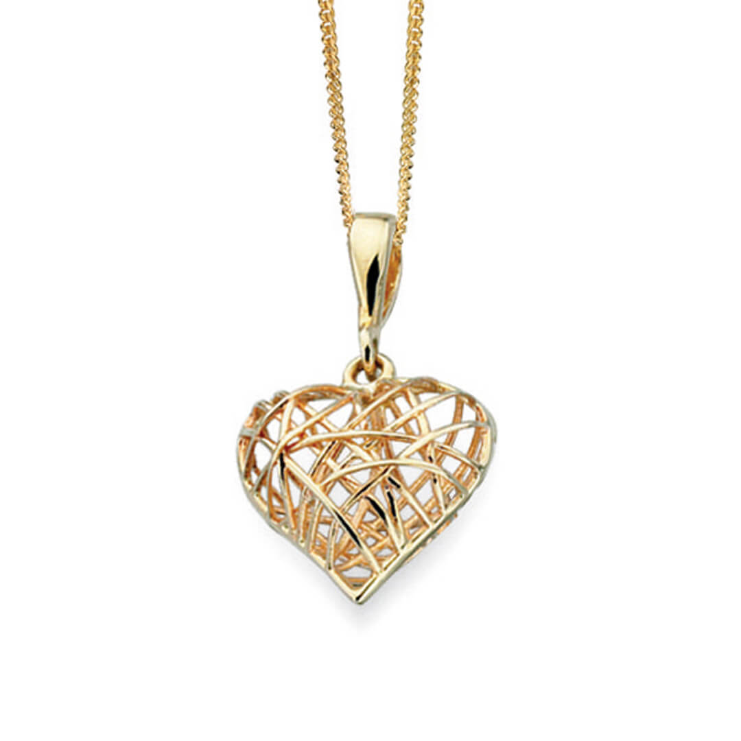 Caged Heart Pendant
