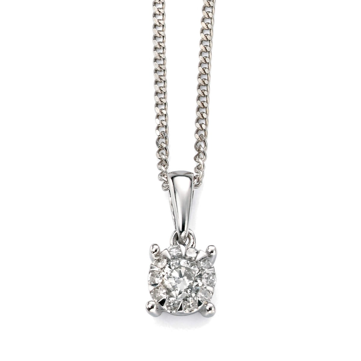Diamond Cluster Pendant
