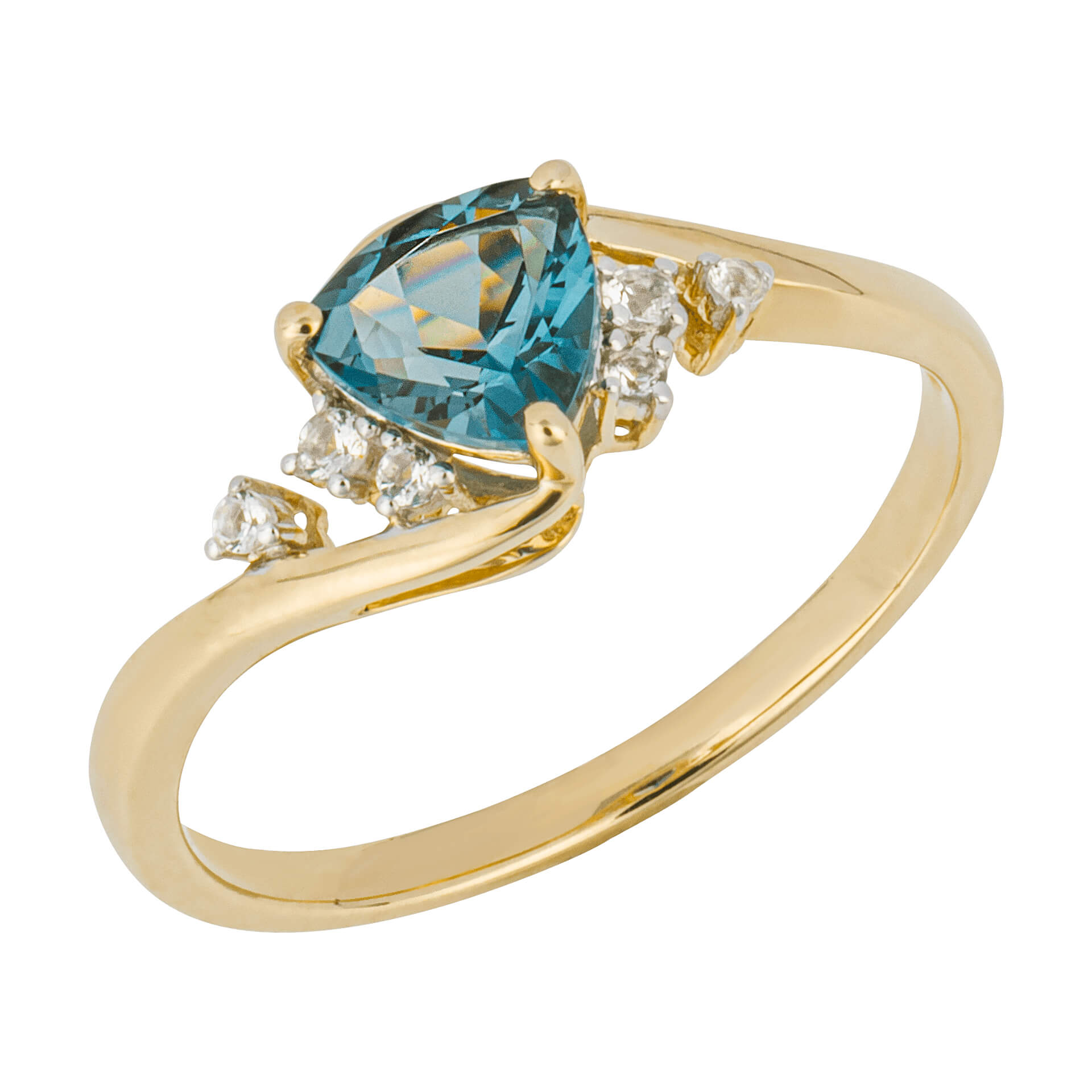 Trillion Semi-Precious Ring