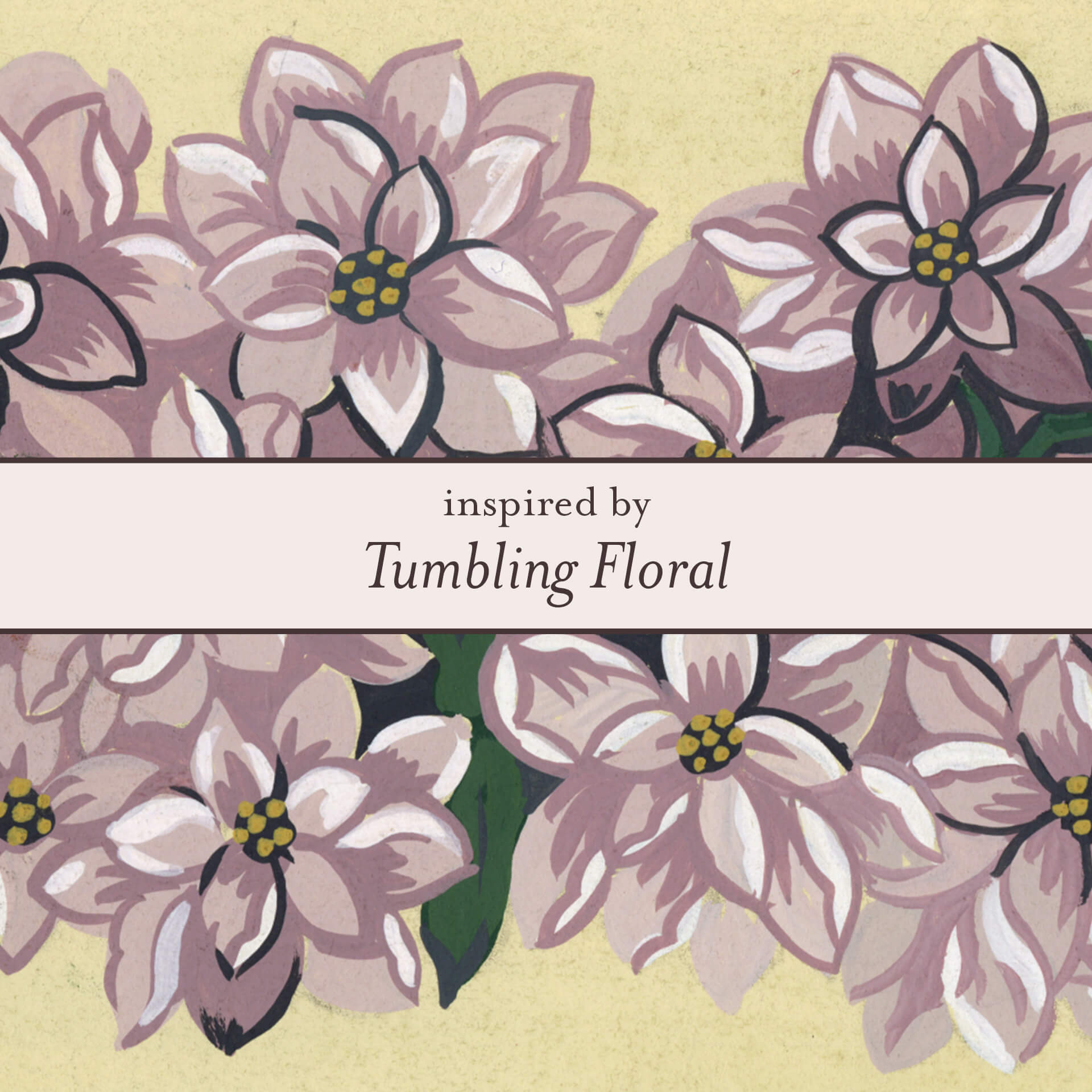 Tumbling Floral Stud Earrings