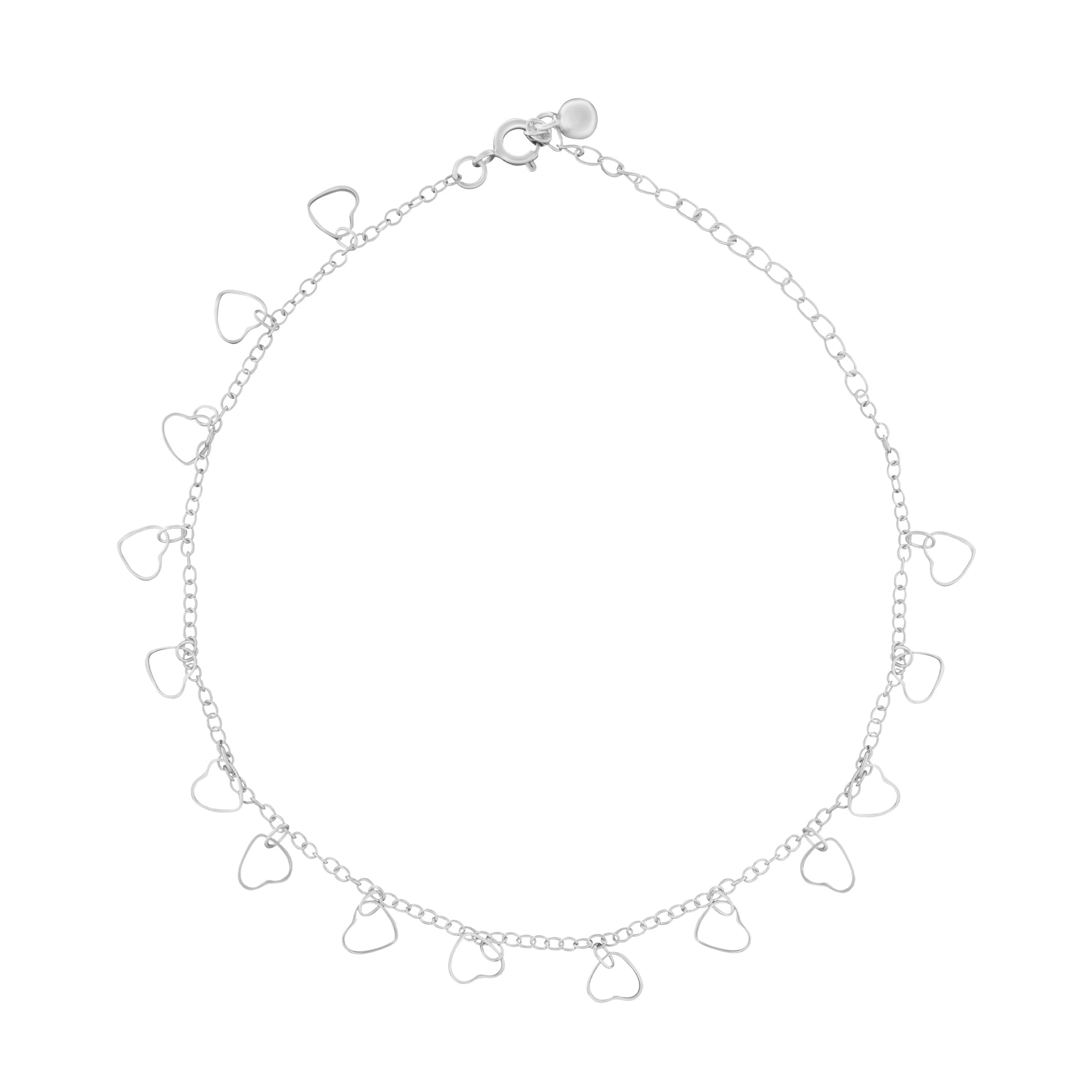 Cut Out Heart Anklet
