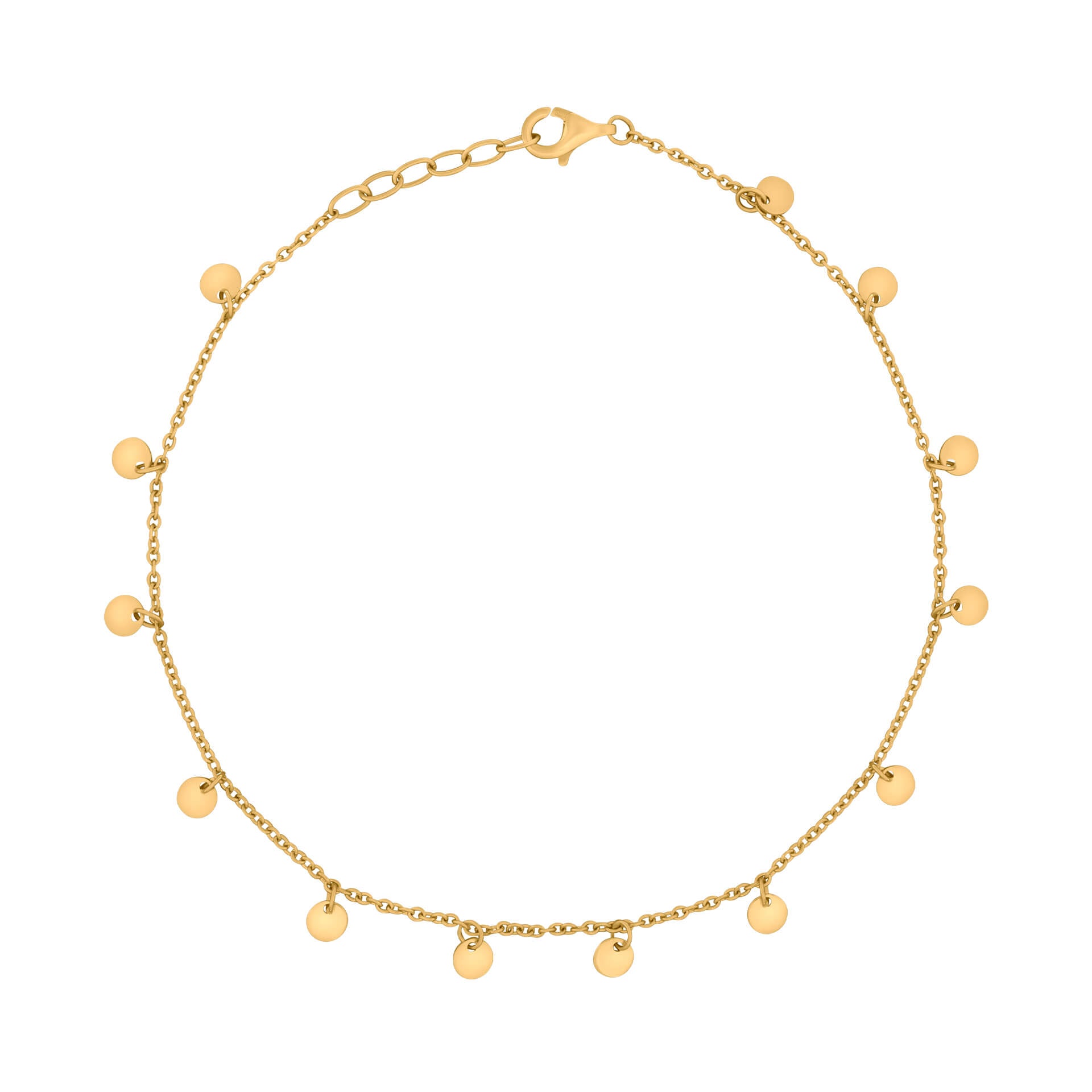 Mini Disc Ankle Chain