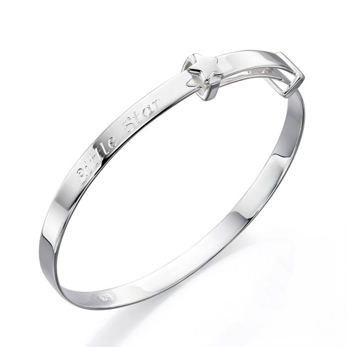 Star Motif Expandable Bangle