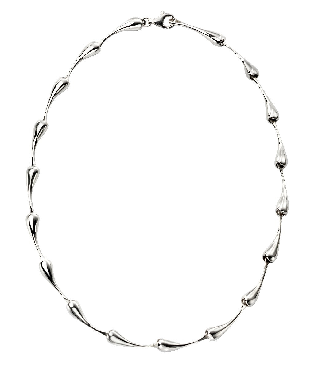 Organic Shaped Droplet Necklace 42cm